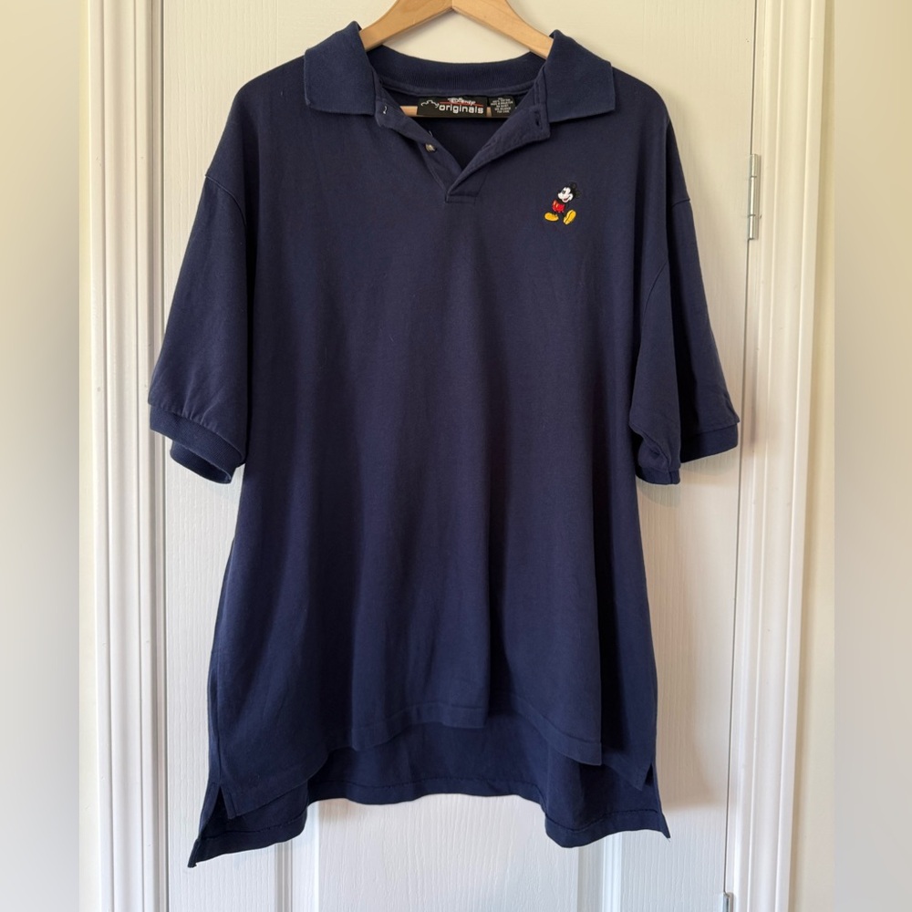 Disney Originals 90s Embroidered Mickey Polo